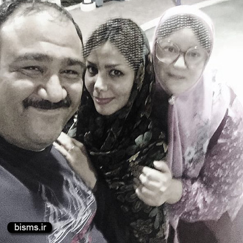 مهران غفوریان و همسرش در محله گل و بلبل