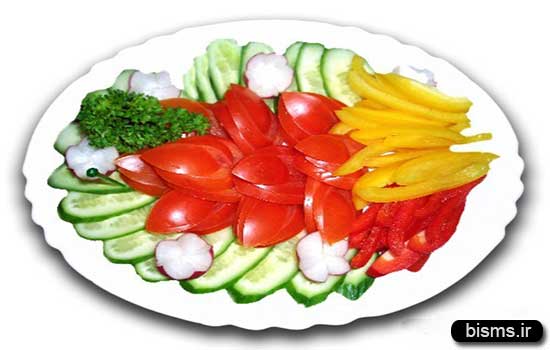 تزیین سالاد,عکس تزیین سالاد,مدل تزیین سالاد