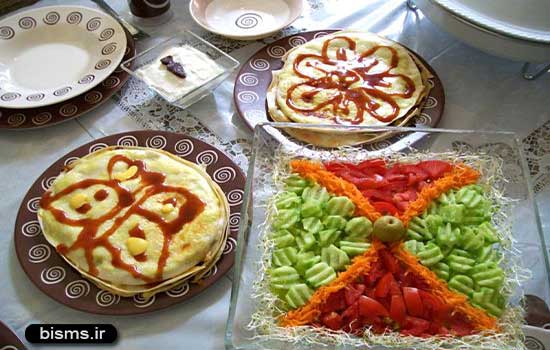 تزیین سالاد,عکس تزیین سالاد,مدل تزیین سالاد