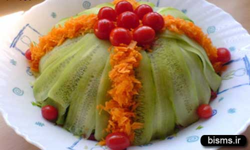 تزیین سالاد,عکس تزیین سالاد,مدل تزیین سالاد