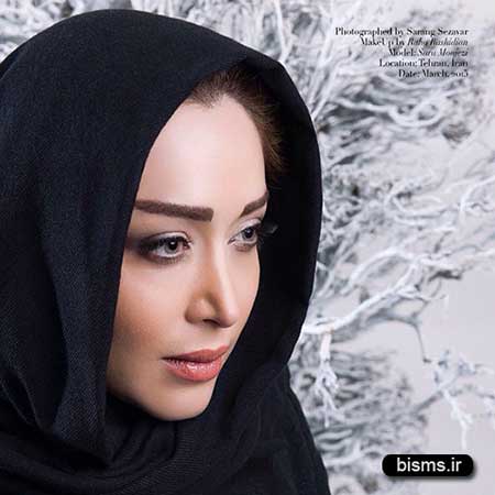 سارا منجزی در اکران فیلم چهارشنبه خون به پا میشود